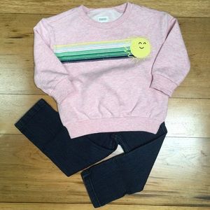 NWT Gymboree Girls Sweatshirt and Pants Set